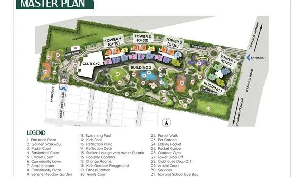 Prestige Garden Breeze master plan