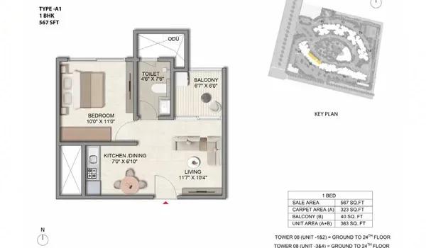 Prestige Parklane floor plan