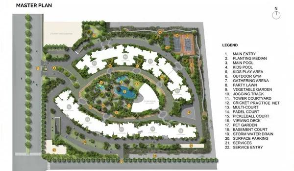Prestige Parklane master plan