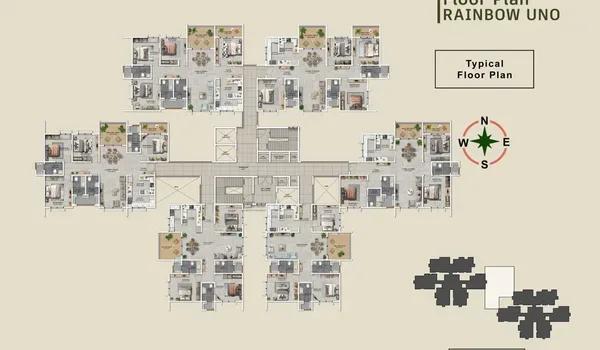 Rainbow UNO floor plan