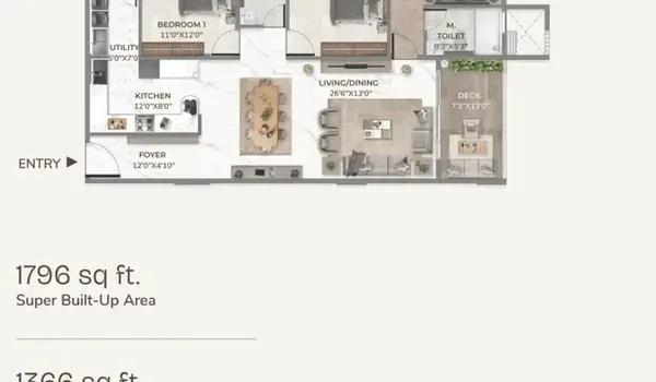 Disha Symphony Heights floor plan