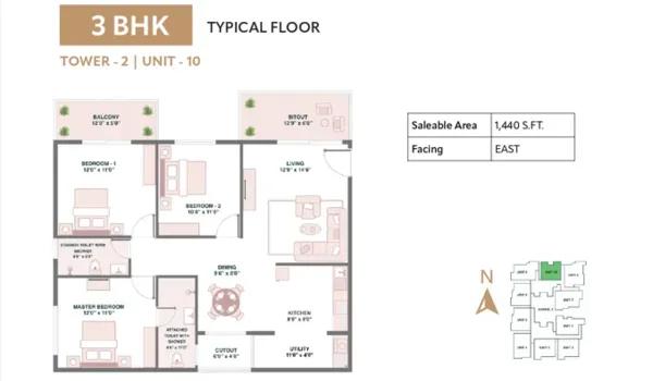 Pushkalam Heritage floor plan