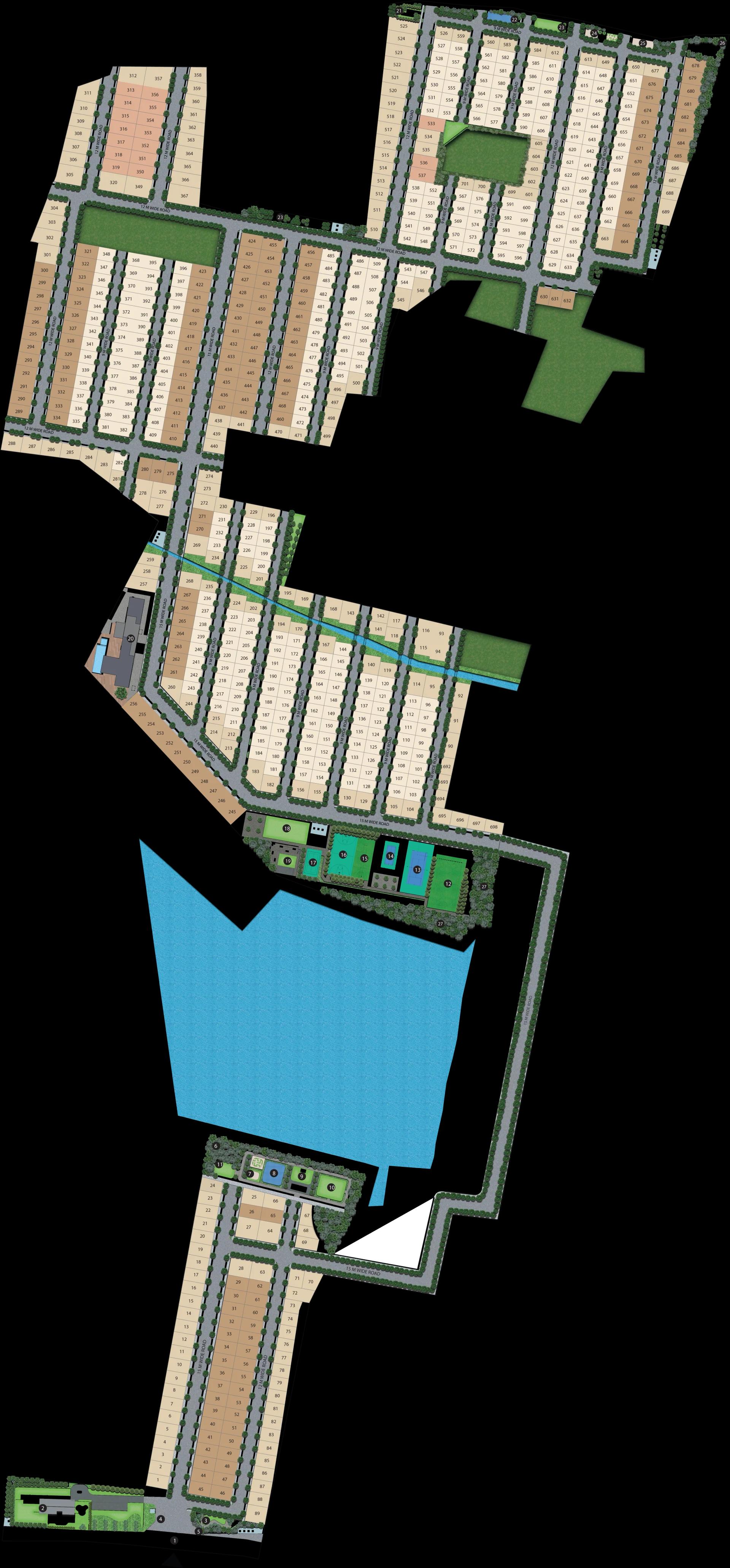 Assetz The Secret Lake (launched name of Codename The Hideaway) master plan