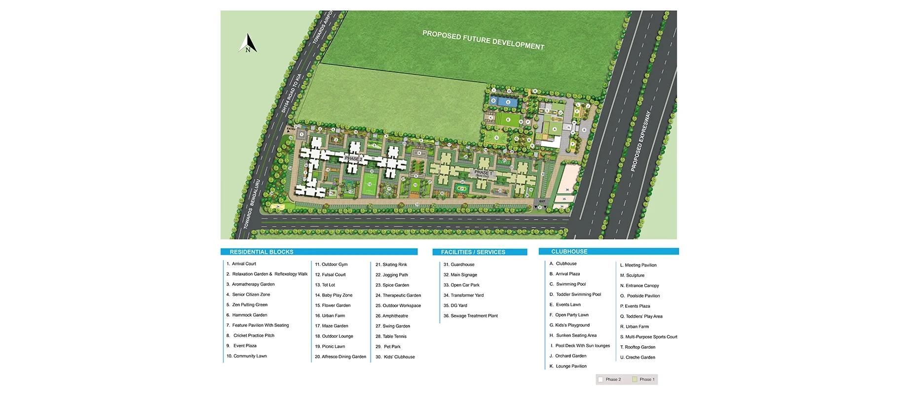 Godrej Ananda campus master plan