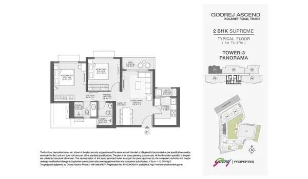 Godrej Ascend floor plan