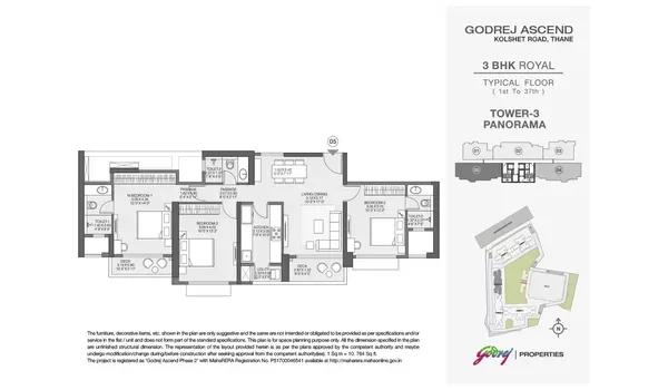 Godrej Ascend floor plan