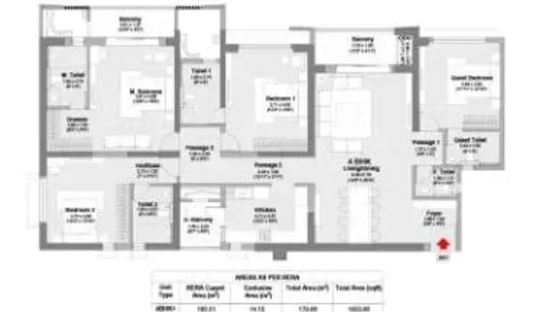 Godrej Elaris floor plan