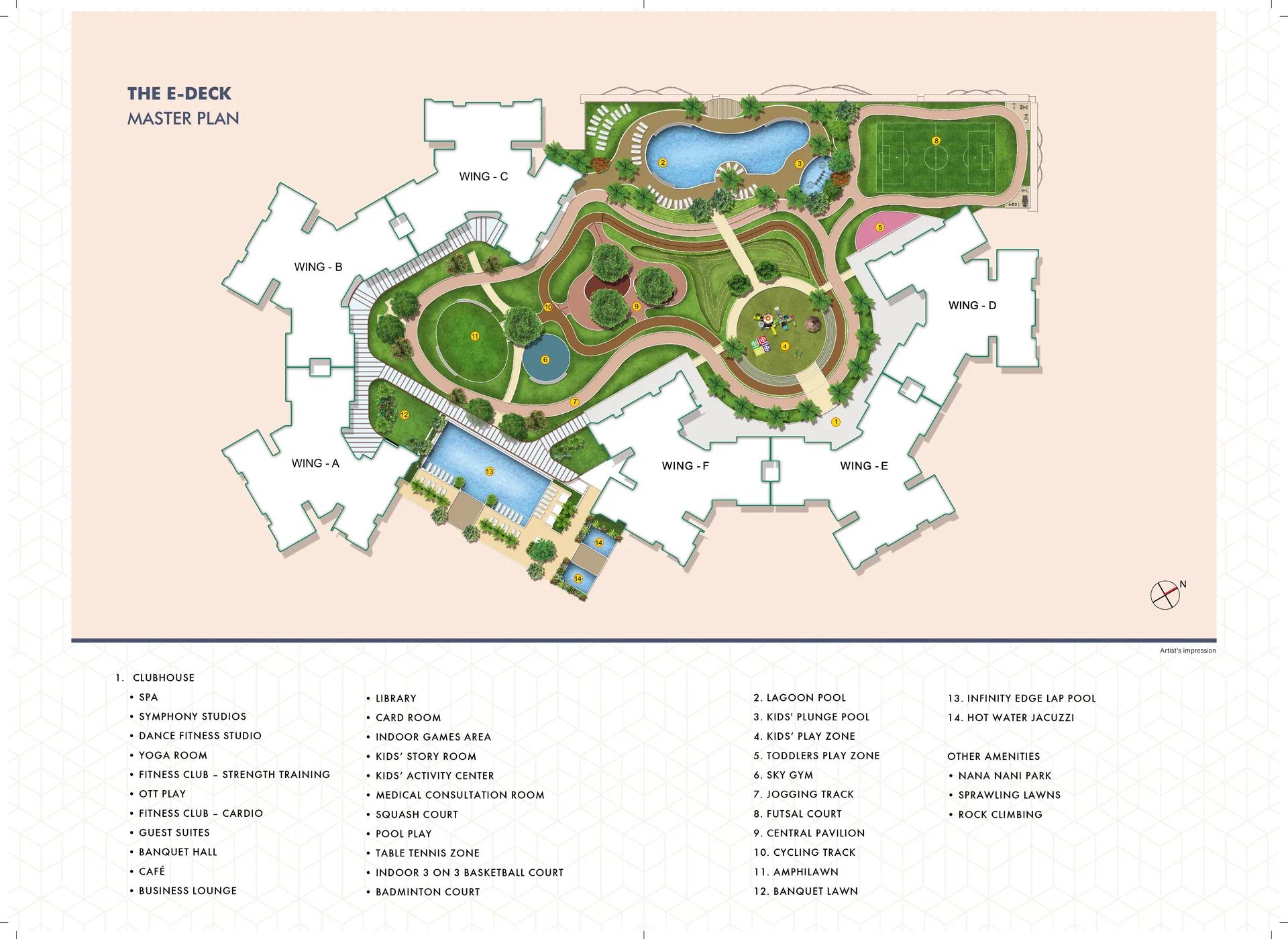 Prestige Bellanza E-deck master plan