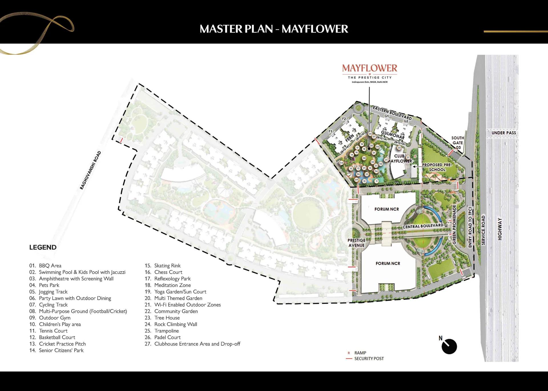 Prestige Mayflower master plan