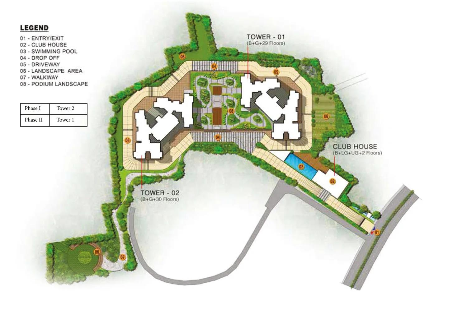 Prestige Valley Crest master plan