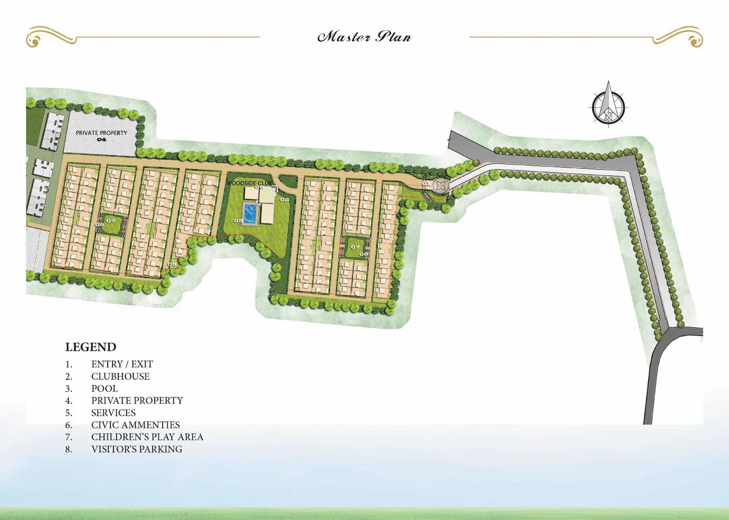 Prestige Woodside master plan