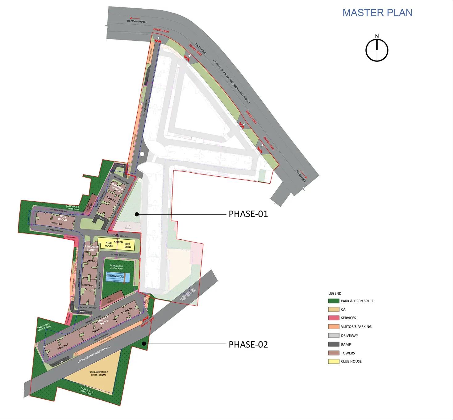 Sattva Park Cubix Phase II master plan