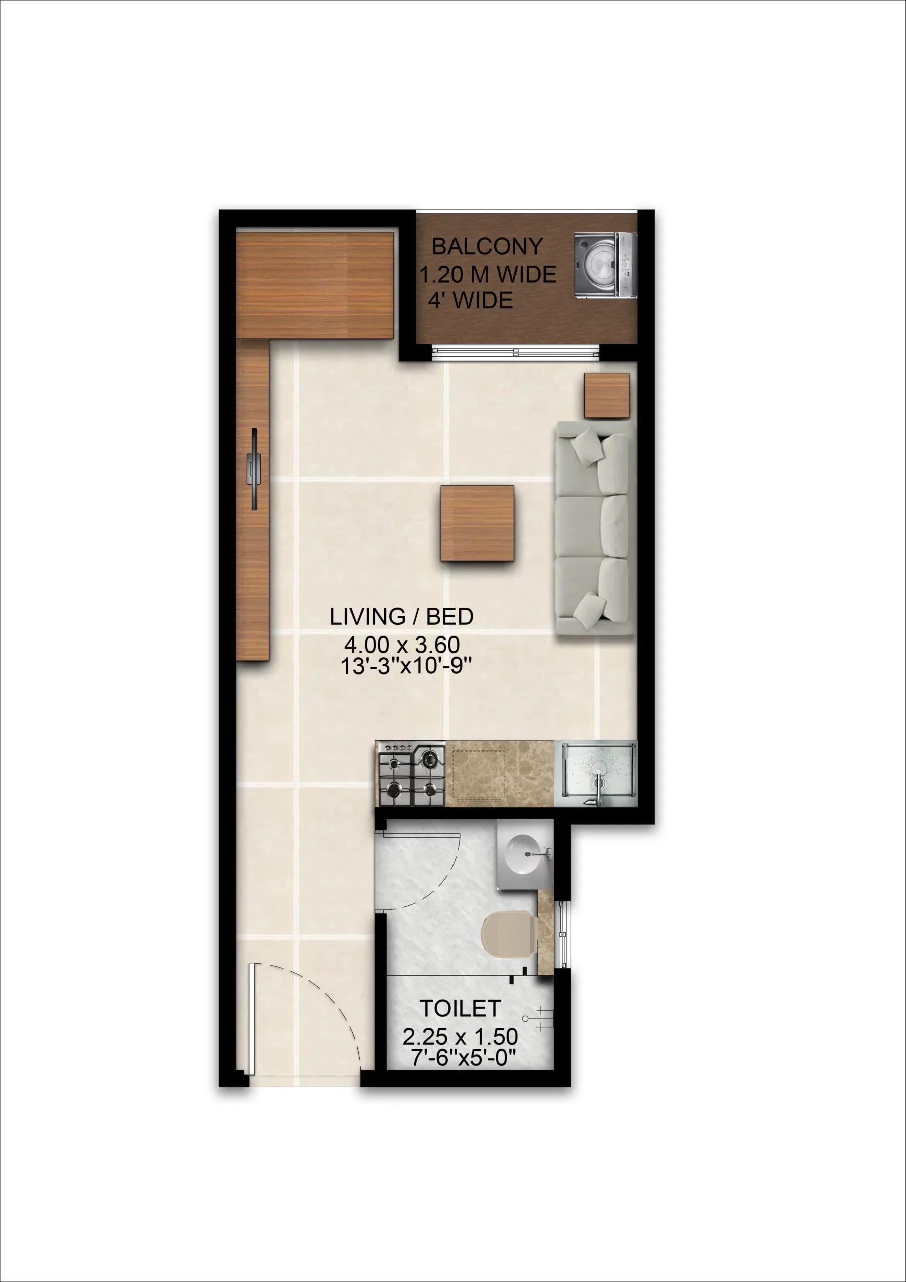 Sattva Park Cubix Phase II floor plan 1