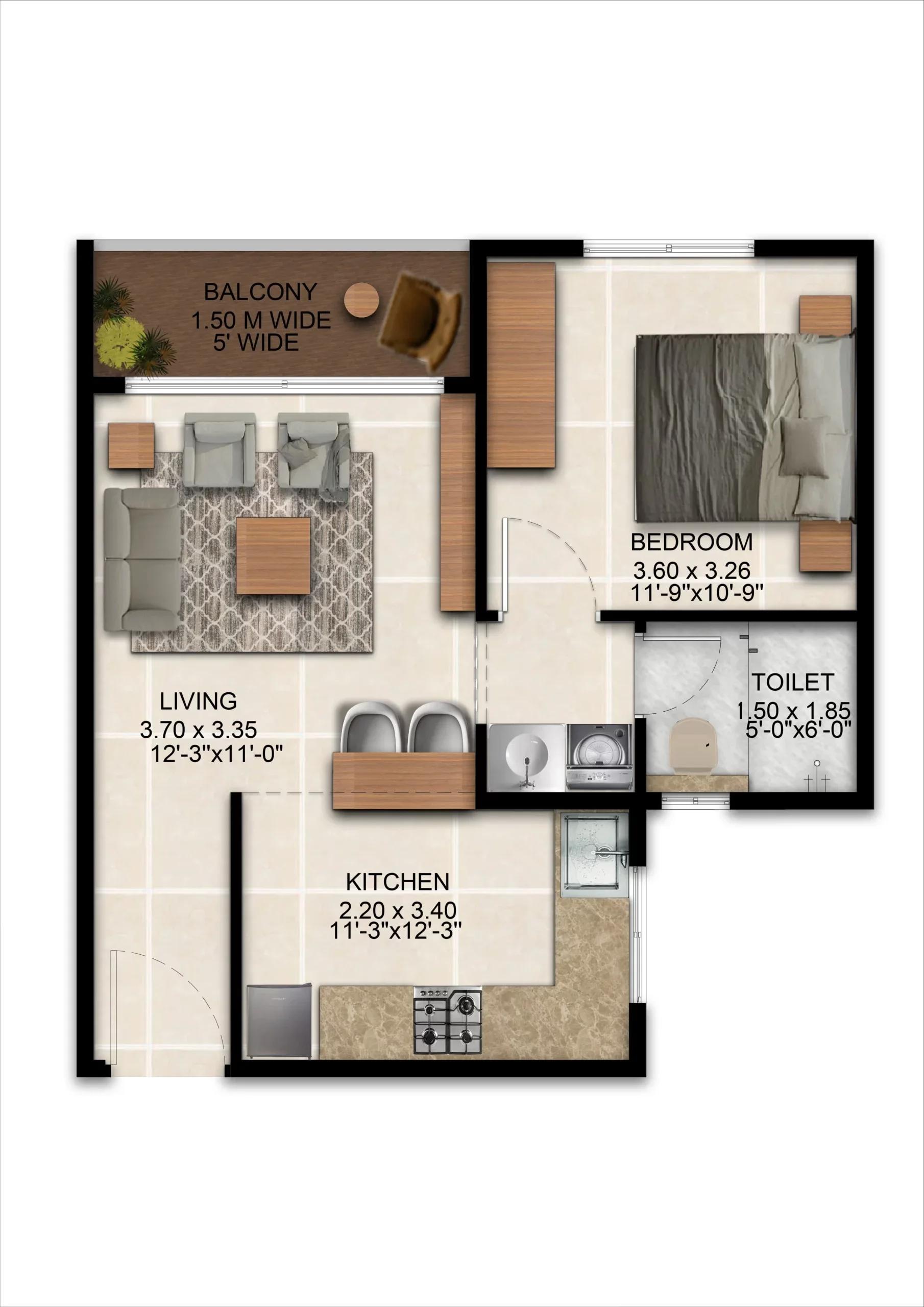 Sattva Park Cubix Phase II floor plan 2