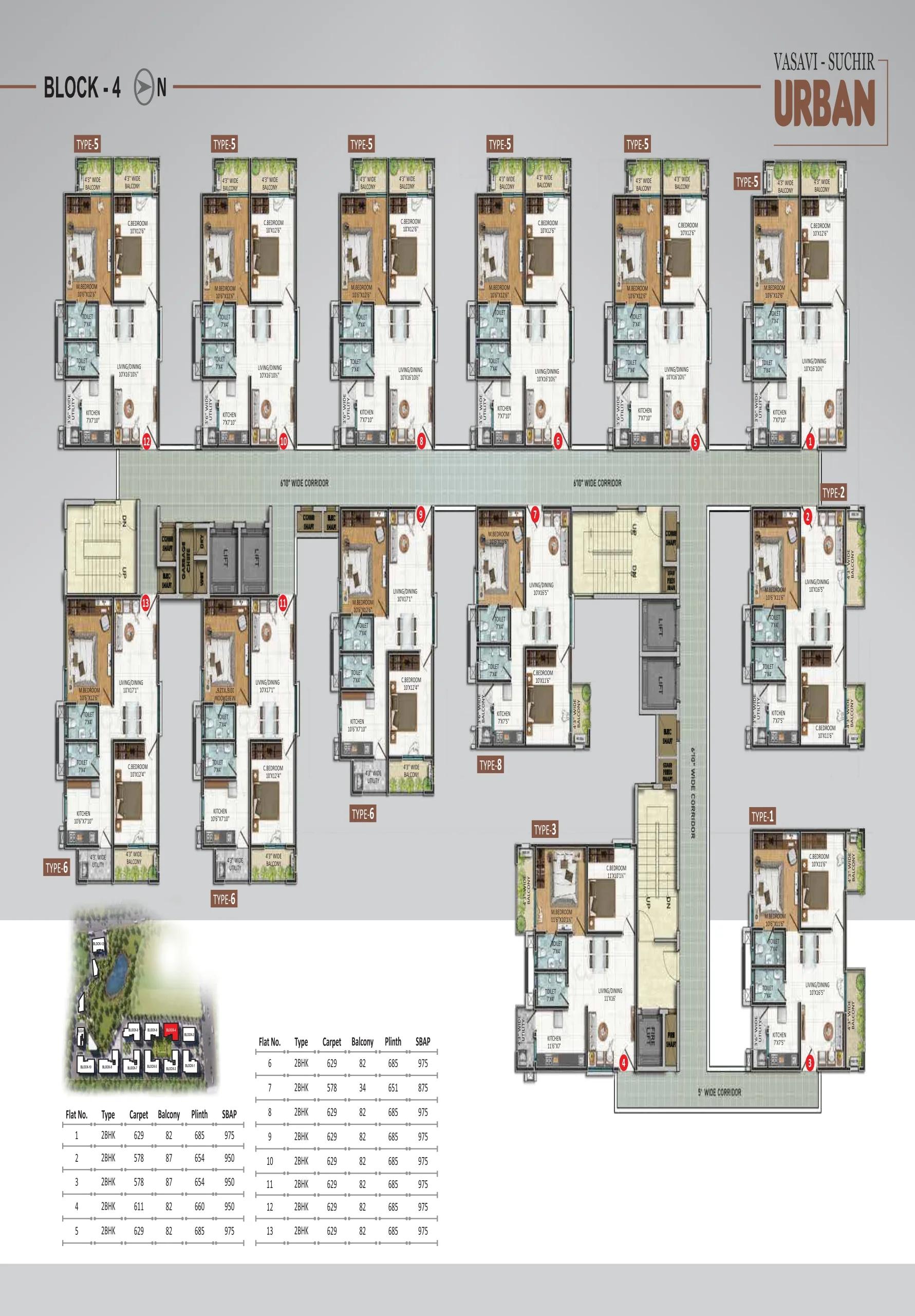 Vasavi Urban floor plan 4