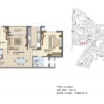 prestige_lakeside_habitat_floor_plan_2_bhk_1195_sft