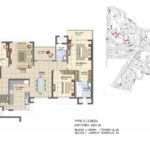 prestige_lakeside_habitat_floor_plan_3_bhk_2280_sft